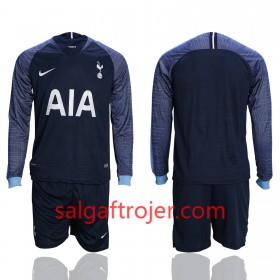 Tottenham Hotspur Fodboldtrøjer Børn Udebanesæt 2018/19 Langærmet